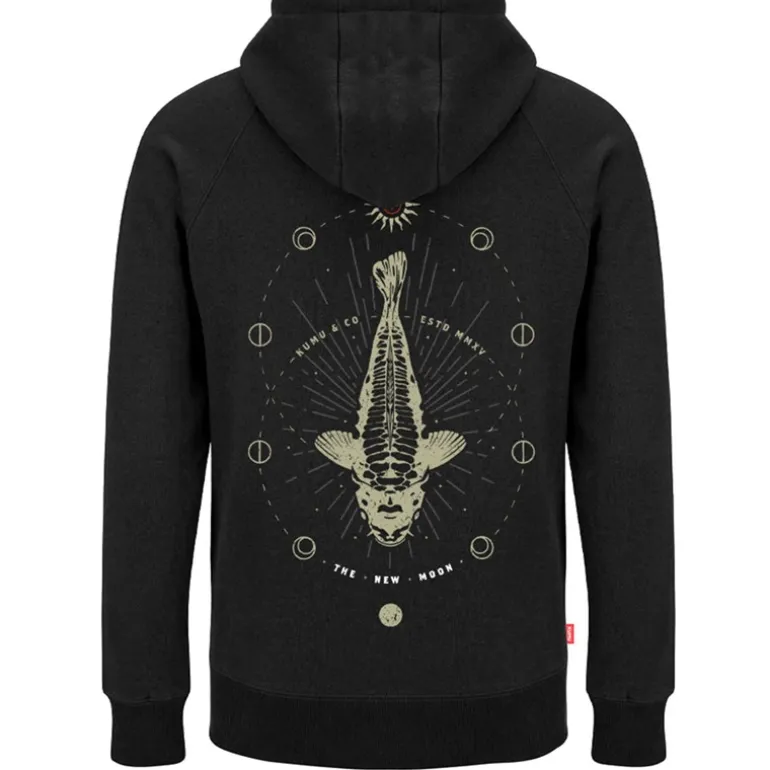 Sweat Homme Kumu X Pole Position Hoodie New Moon - Noir