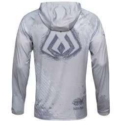 Mikado Sweat Homme Long Sleeve Hoodie With Upf Filter - Gris * Anti-Uv