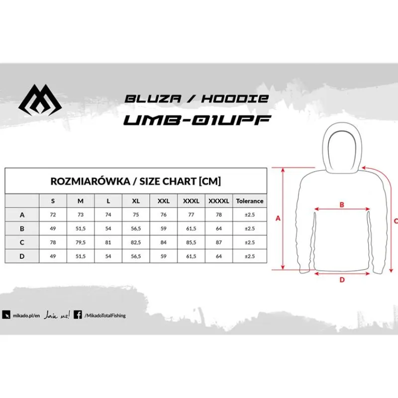 Mikado Sweat Homme Long Sleeve Hoodie With Upf Filter - Gris * Anti-Uv