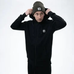 Nash Sweat Homme Make It Happen Badge Zipped - Noir * Sweats & Polaires