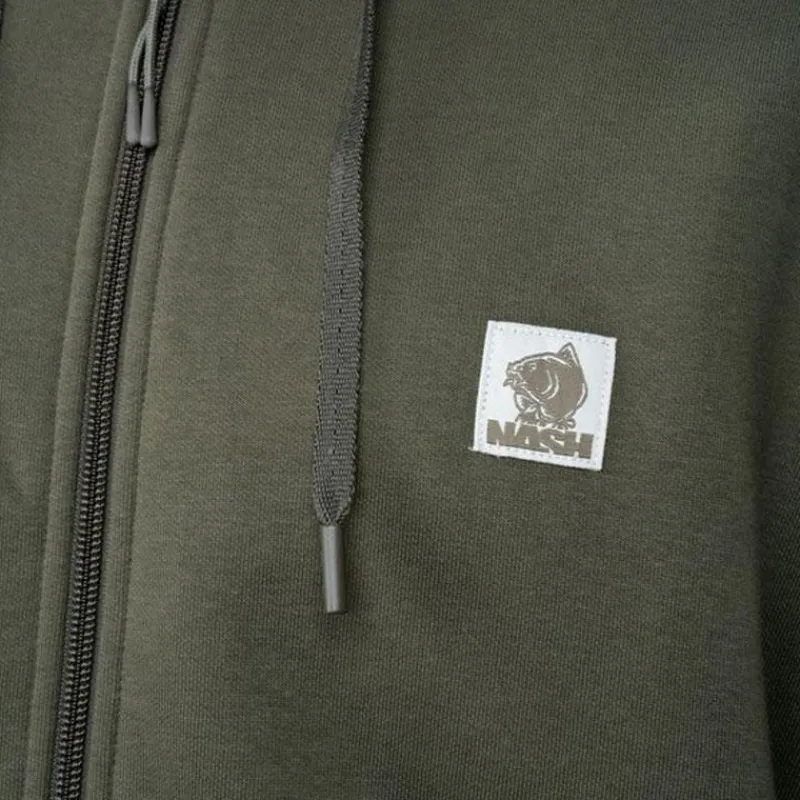 Nash Sweat Homme Make It Happen Badge Zipped - Vert * Sweats & Polaires