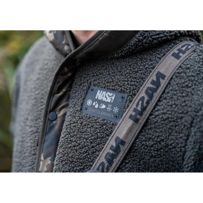Nash Sweat Homme Zero Tolerance Sherpa Fleece Hoody - Camo * Sweats & Polaires