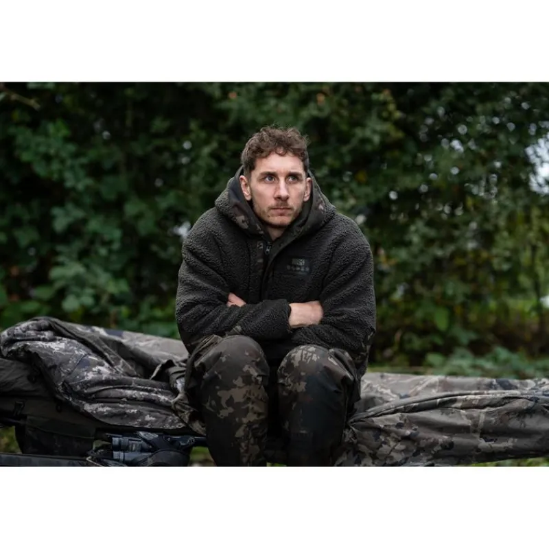 Nash Sweat Homme Zero Tolerance Sherpa Fleece Hoody - Camo * Sweats & Polaires