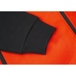 Nytro Sweat Homme Zipped Hoody Tri-Color - Black/Dark Marl Grey Red * Sweats & Polaires