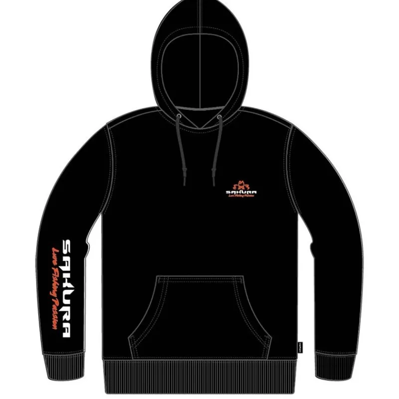 Sakura Sweat Homme Hoodie - Noir * Sweats & Polaires