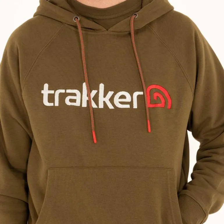 Sweat Homme Trakker Cr Logo Hoody - Kaki