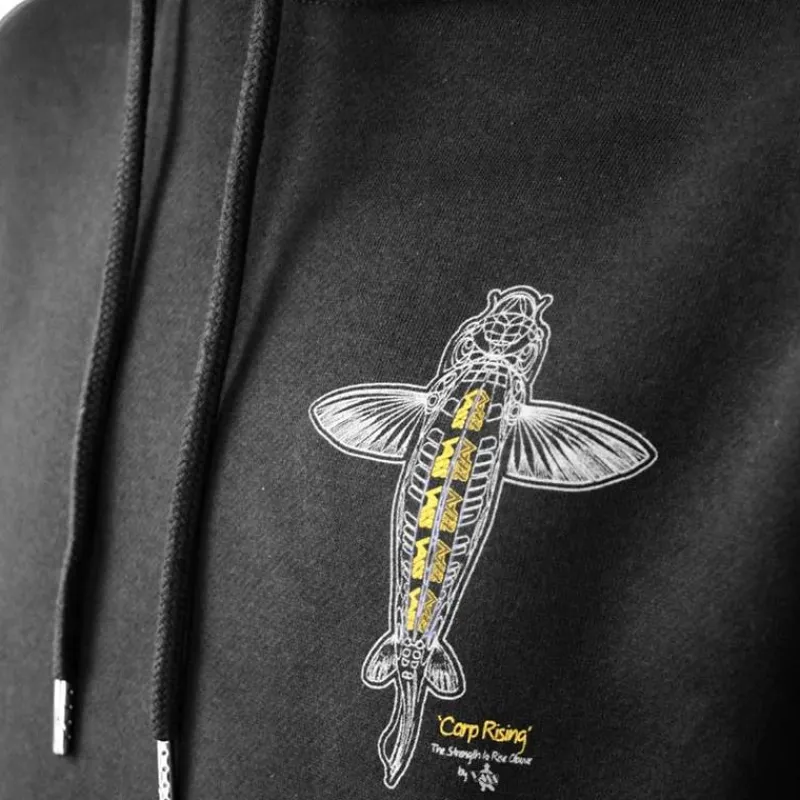 Vass Sweat Homme Carp Rising Hoodie - Noir * Sweats & Polaires