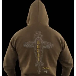 Vass Sweat Homme Carp Rising Hoodie - Kaki * Sweats & Polaires