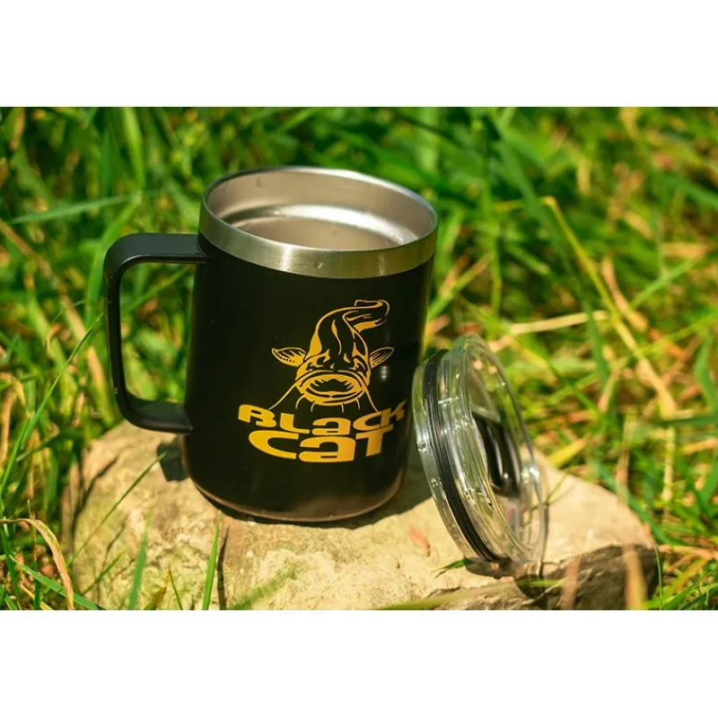 Black Cat Tasse Isotherme Stainless Stee * Bivouac