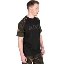 Tee Shirt Manches Courtes Homme Fox Outline T-Shirt - Noir/Camo