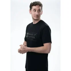 Nash Tee Shirt Manches Courtes Homme Make It Happen Coordinates - Noir * T-Shirts, Polos & Chemises