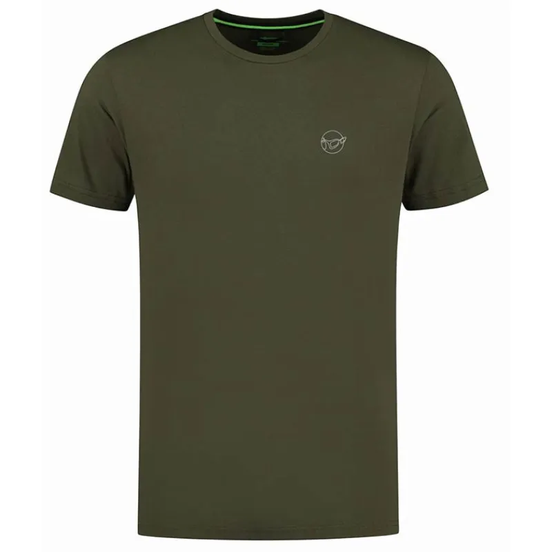 Korda Tee Shirt Manches Courtes Homme One Liner Tee - Olive * T-Shirts, Polos & Chemises