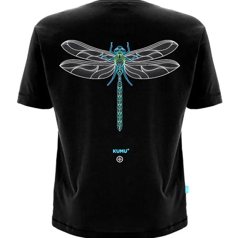Tee Shirt Manches Courtes Homme Kumu Tshirt Vortex - Noir