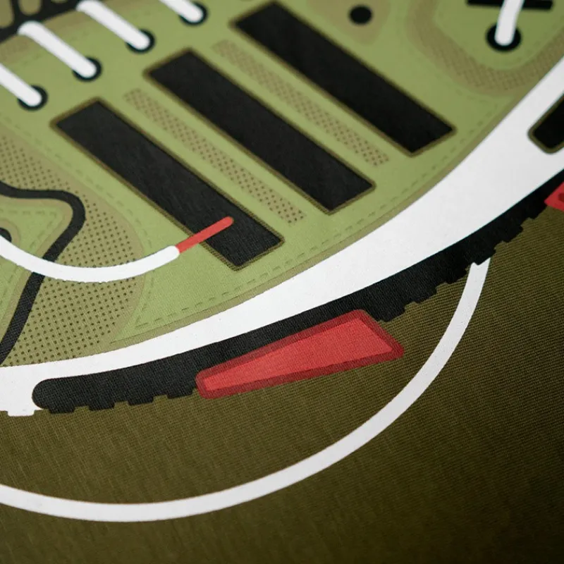 Kumu Tee Shirt Manches Courtes Homme Earn Your Stripes - Kaki * T-Shirts, Polos & Chemises