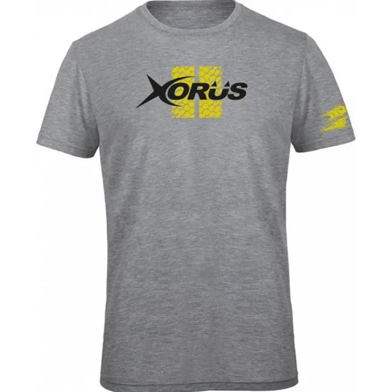 Xorus Tee Shirt Manches Courtes Homme - Gris/Jaune * T-Shirts, Polos & Chemises