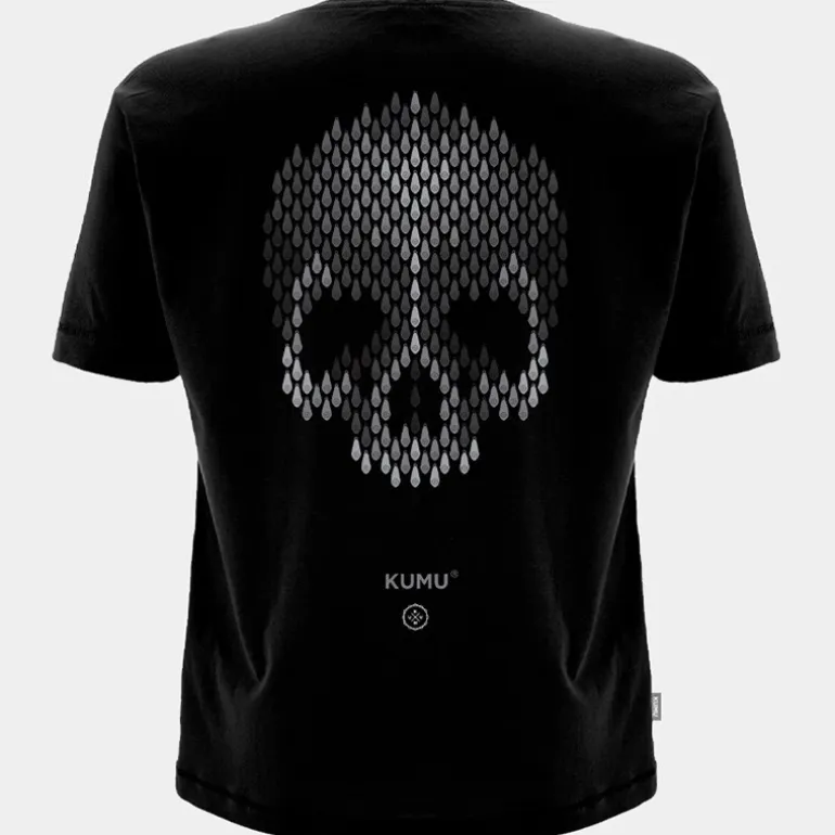 Tee Shirt Manches Courtes Homme Kumu Lead Head - Noir