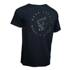 Nash Tee Shirt Manches Courtes Homme Make It Happen Carp Logo - Noir * T-Shirts, Polos & Chemises