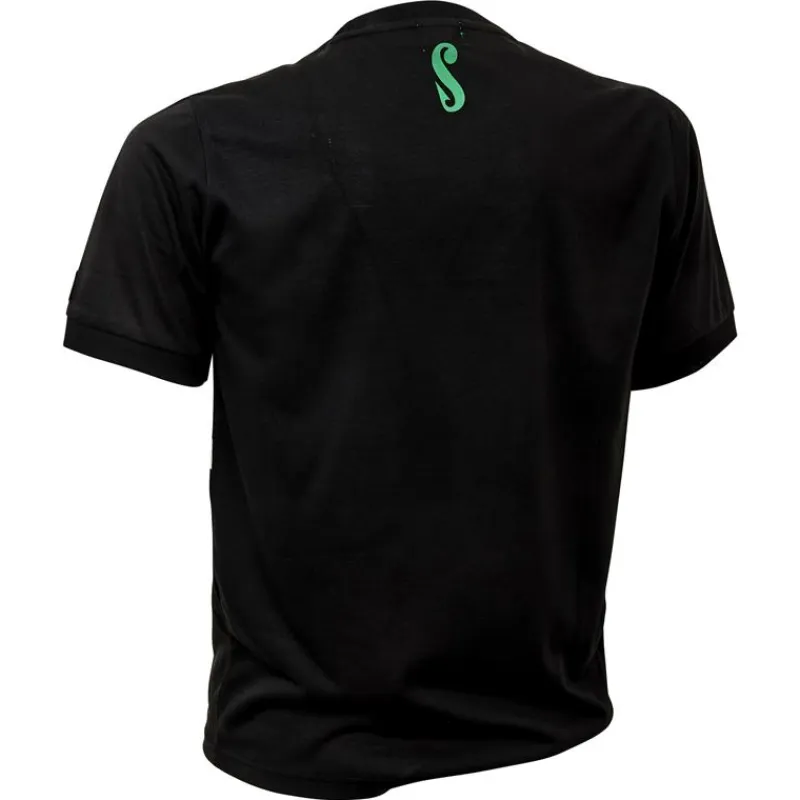 Sensas Tee Shirt Manches Courtes Homme Stripes - Noir * T-Shirts, Polos & Chemises