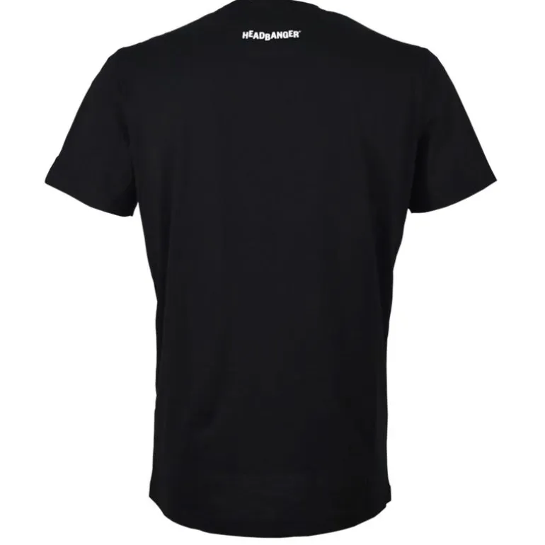 Tee Shirt Manches Courtes Homme Headbanger T-Shirt - Noir