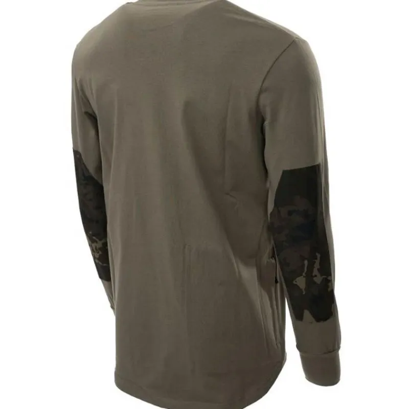 Nash Tee Shirt Manches Courtes Homme Zt Hd Long Sleeve - Kaki * T-Shirts, Polos & Chemises