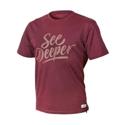 Fortis Tee Shirt Manches Courtes Homme See Deeper - Bordeaux * T-Shirts, Polos & Chemises