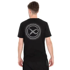 Fox Matrix Tee Shirt Manches Courtes Homme Large Fade T-Shirt Black/Grey - Noir * T-Shirts, Polos & Chemises