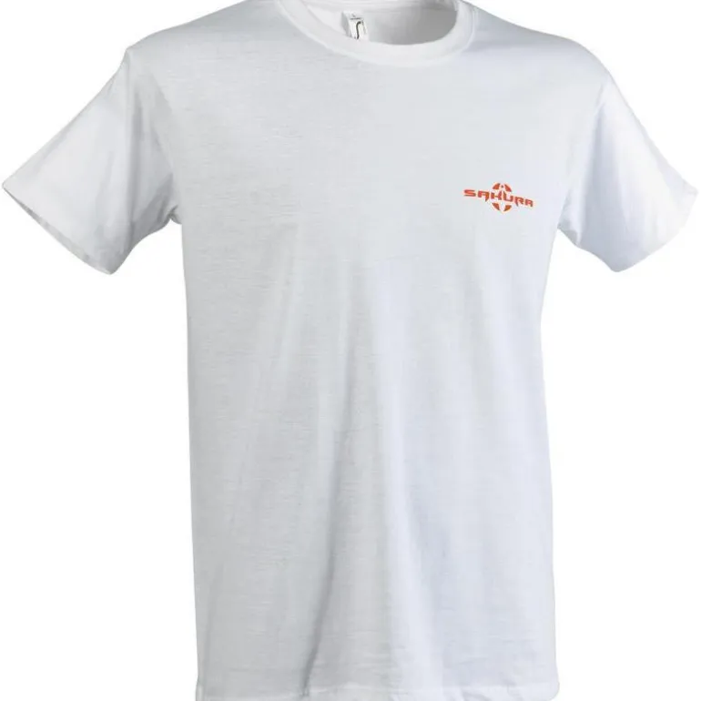 Tee Shirt Manches Courtes Homme Sakura Promo - Blanc