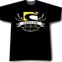 Navicom Tee Shirt Manches Courtes Homme 2019 Eclair - Noir * T-Shirts, Polos & Chemises