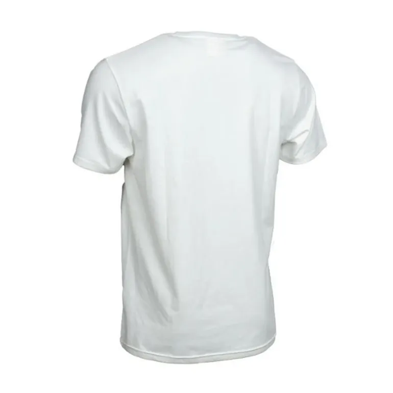 Tee Shirt Manches Courtes Homme Nash Make It Happen Badge Pocket - Ecru