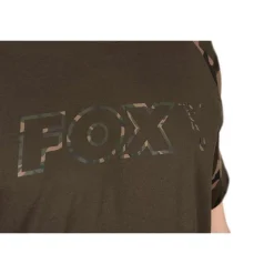 Tee Shirt Manches Courtes Homme Fox Outline T-Shirt - Kaki/Camo