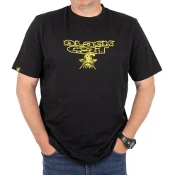 Black Cat Tee Shirt Manches Courtes Homme Distressed Logo Black Tee - Noir * T-Shirts, Polos & Chemises