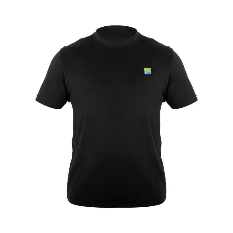 Tee Shirt Manches Courtes Homme Preston Innovations Lightweight Black T-Shirt - Noir