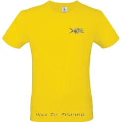 Tee Shirt Manches Courtes Homme W.O.F. Bonobo - Jaune