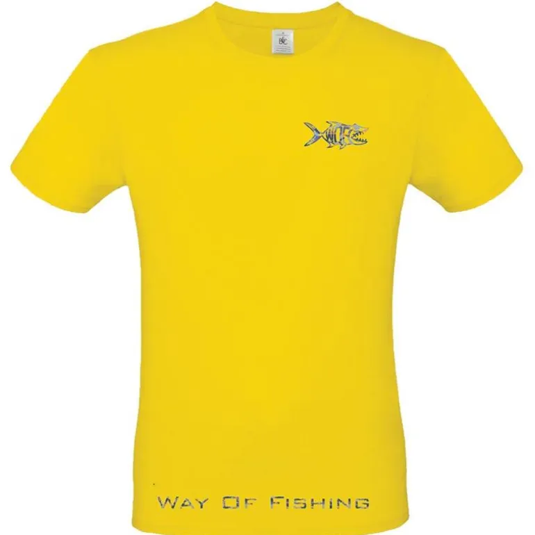 Tee Shirt Manches Courtes Homme W.O.F. Bonobo - Jaune