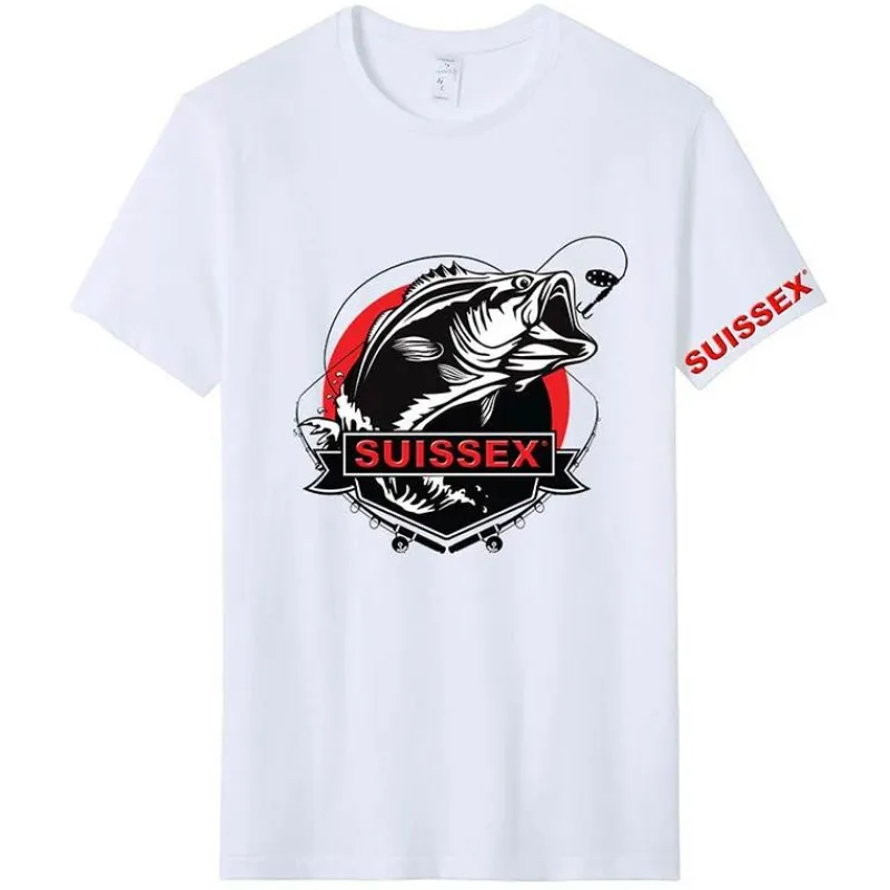 Suissex Tee Shirt Manches Courtes Homme - Blanc * T-Shirts, Polos & Chemises