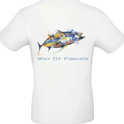W.O.F. Tee Shirt Manches Courtes Homme Thon - Blanc * T-Shirts, Polos & Chemises