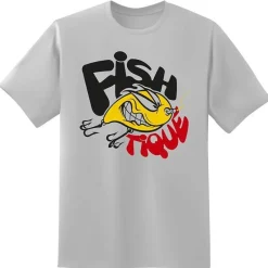 Fishxplorer Tee Shirt Manches Courtes Homme Fishtique - Gris * Cadeaux & Décoration|Cadeaux & Décoration