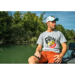 Fishxplorer Tee Shirt Manches Courtes Homme Fishtique - Gris * Cadeaux & Décoration|Cadeaux & Décoration