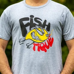 Fishxplorer Tee Shirt Manches Courtes Homme Fishtique - Gris * Cadeaux & Décoration|Cadeaux & Décoration