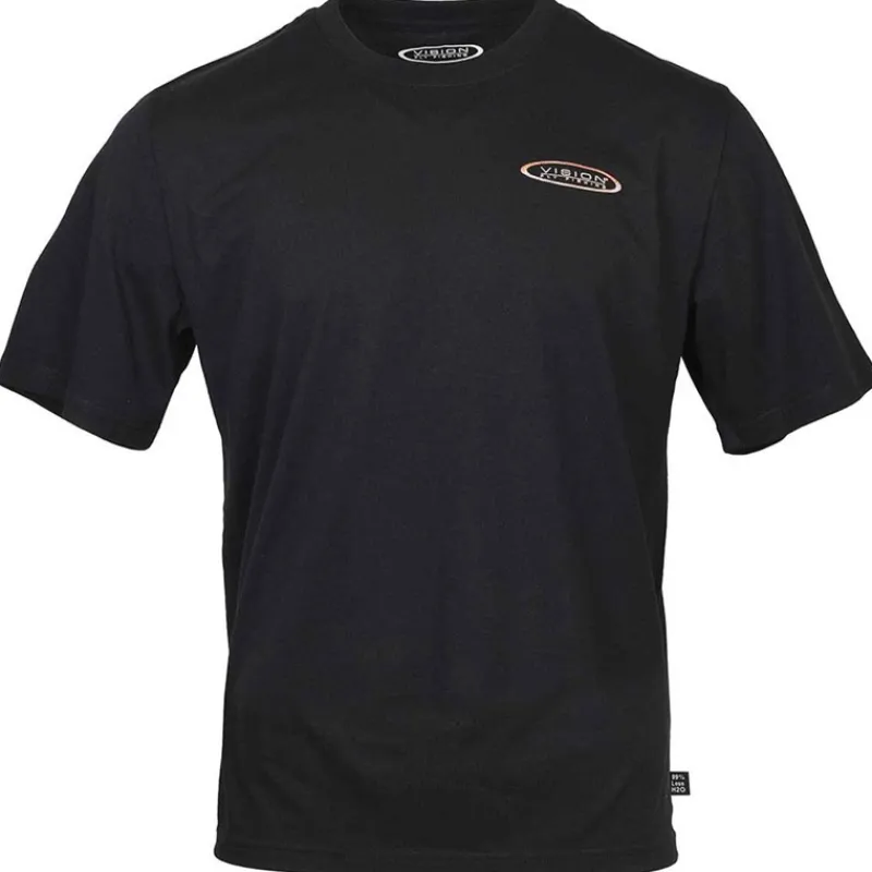 Vision Tee Shirt Manches Courtes Homme Brown Trout - Noir * Anti-Uv