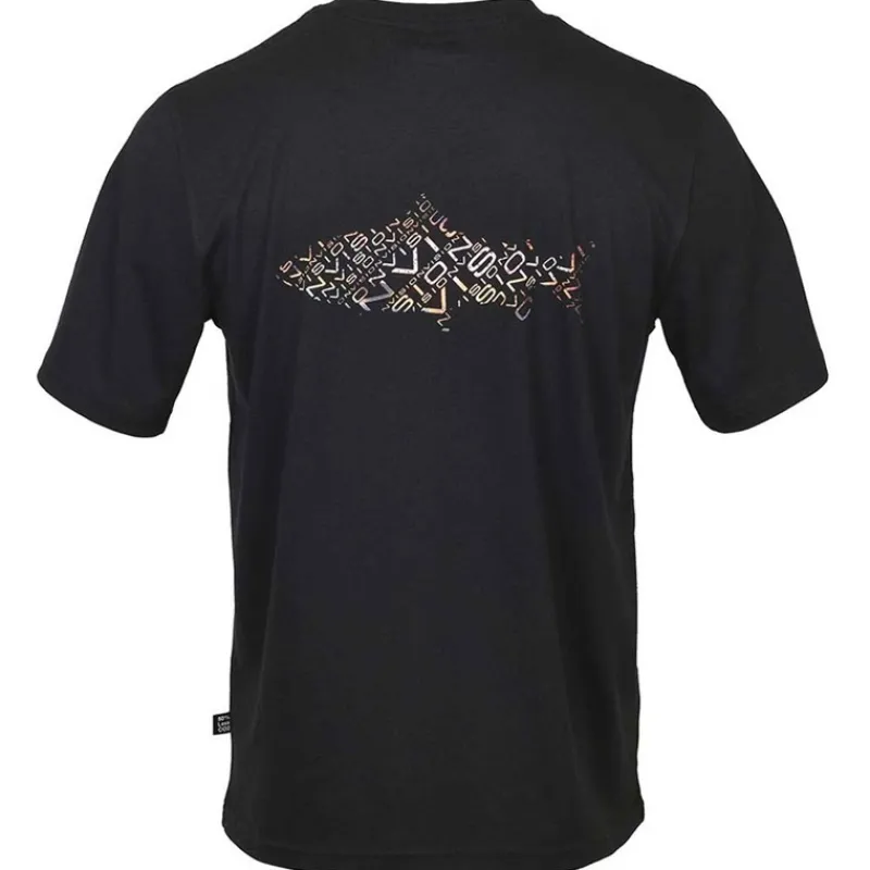 Vision Tee Shirt Manches Courtes Homme Brown Trout - Noir * Anti-Uv