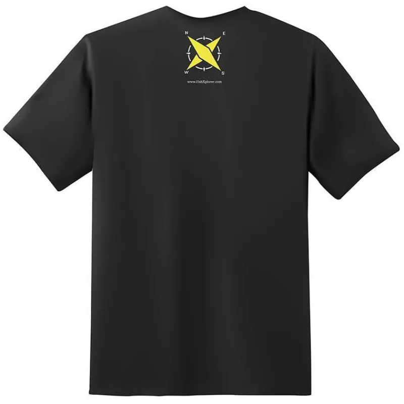 Fishxplorer Tee Shirt Manches Courtes Homme Fisher With Attitude - Noir * Cadeaux & Décoration|Cadeaux & Décoration