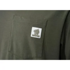 Nash Tee Shirt Manches Longues Homme Make It Happen Carp Logo Long Sleeve - Vert * T-Shirts, Polos & Chemises