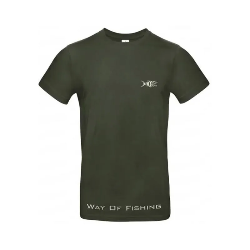 W.O.F. Tee Shirt Manches Longues Homme Manga - Vert * T-Shirts, Polos & Chemises