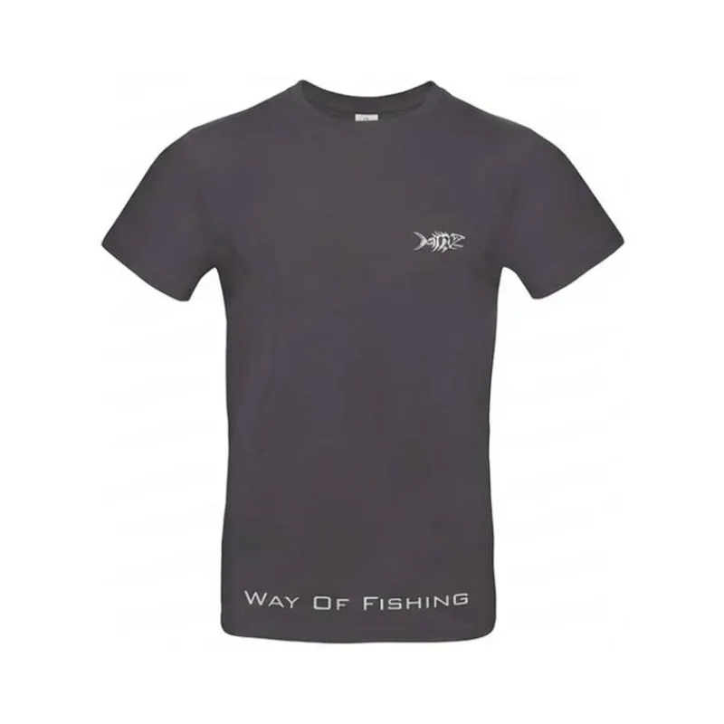 W.O.F. Tee Shirt Manches Longues Homme Manga - Anthracite * T-Shirts, Polos & Chemises