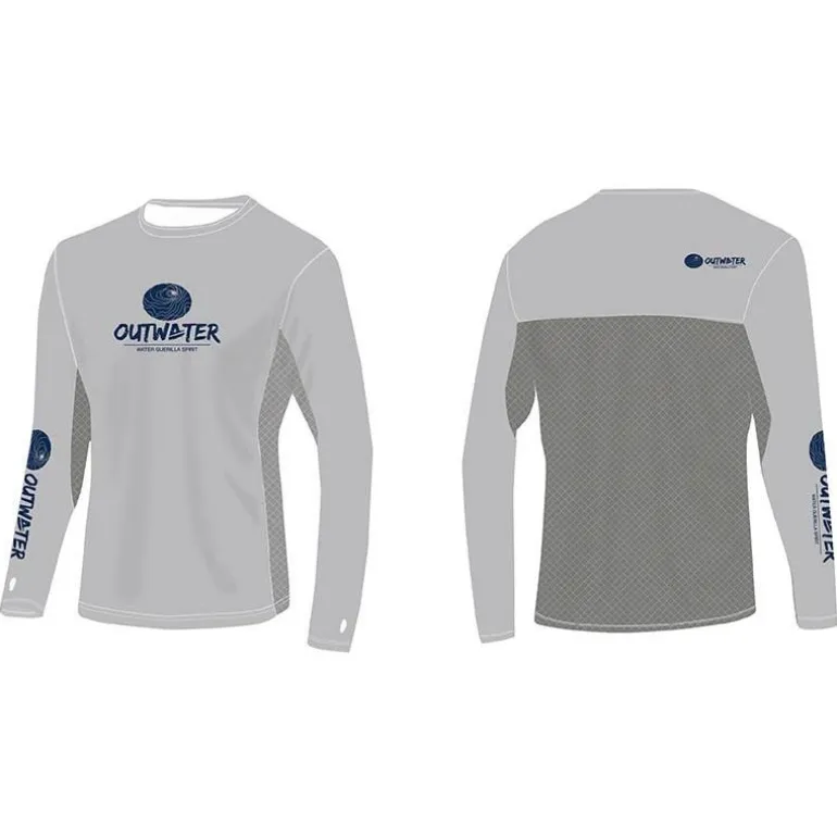 Tee Shirt Manches Longues Homme Outwater Spreks Gray