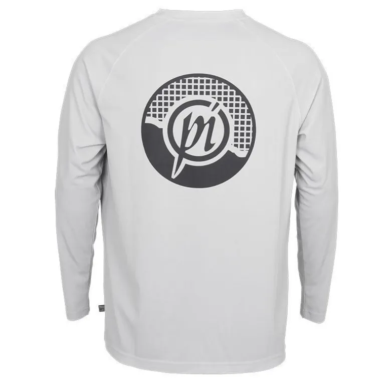 Tee Shirt Manches Longues Homme Preston Innovations Performance Sun Shirt Upf-40 - Gris