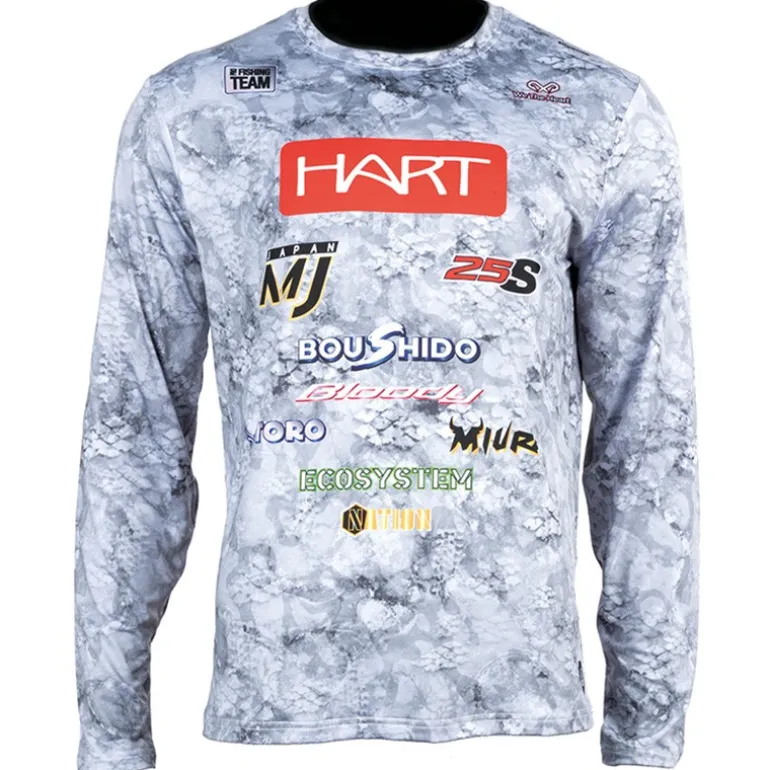 Tee Shirt Manches Longues Homme Hart Volcano - Gris