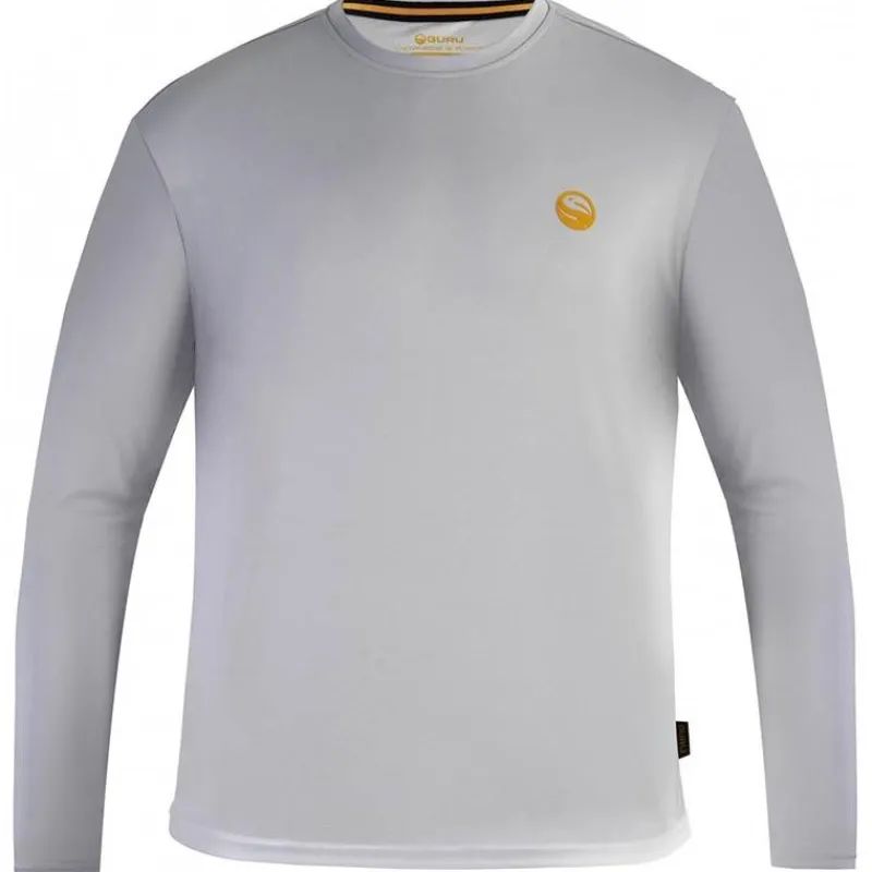 Guru Tee Shirt Manches Longues Homme Sun Core Upf 50+ - Gris * Anti-Uv