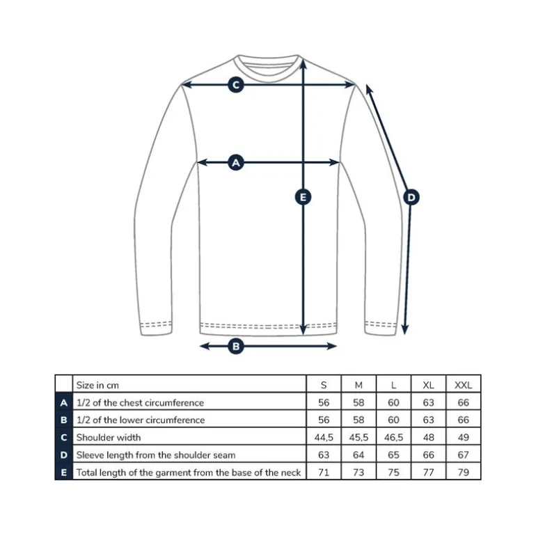 Tee Shirt Manches Longues Homme Adventer & Fishing Bozed Anti Uv - Marine